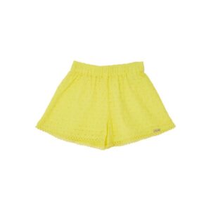 Short in broderie - Geel