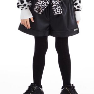 Short - in lederlook - Nero