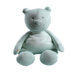 Knuffel - Paco, Nouky & Lola - nouky mint peluche large 70cm coton bio - Muntgroen