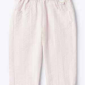 Lange broek - Wit/Roze gestreept
