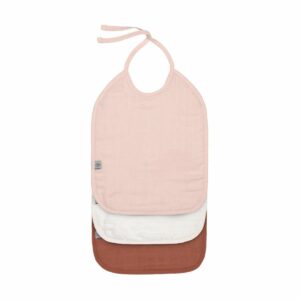 Slab - Muslin/Terry Medium - 3pcs - Powder Pink/Milky/Rust