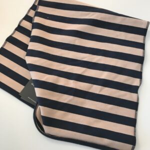 Sjaal - Biscuit & Blue Stripes