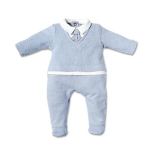 Babypakje - met voetjes - Azzuro