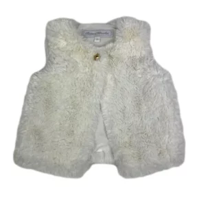Gilet - zonder mouwen - in pels - Grijs