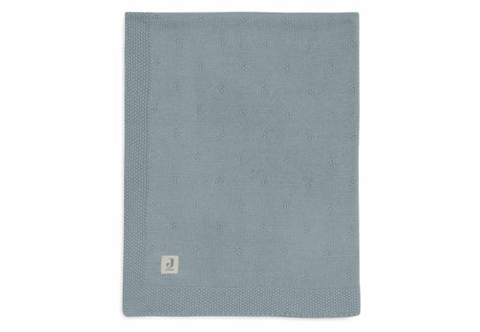 Wiegdeken - 75 x 100 cm - Cosy Knit - Sea Green/Velvet