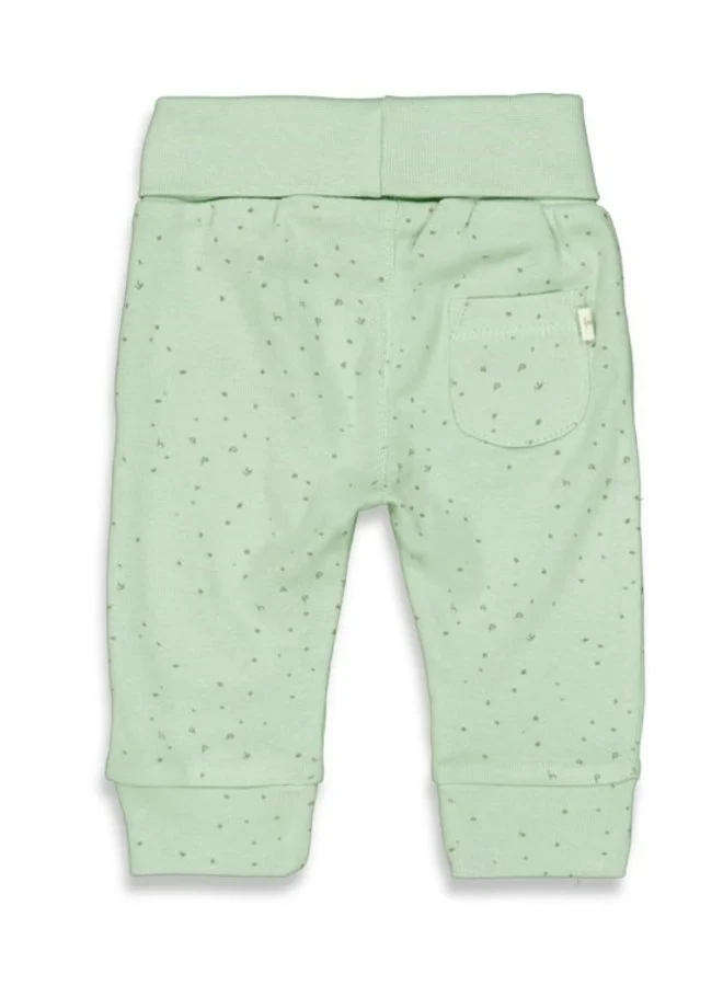 Broek - Lange broek - met stipjes in Antracite - Mint