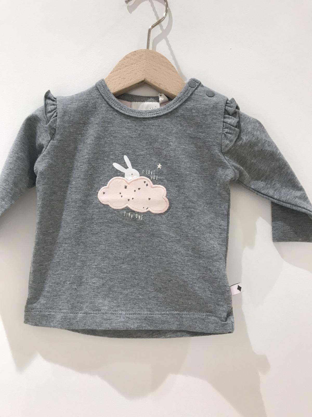 T-shirt - lange mouwen - Cutest Thing Ever - Anthracite Melange