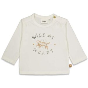 T-shirt - lange mouwen - Wild At Heart - Ecru