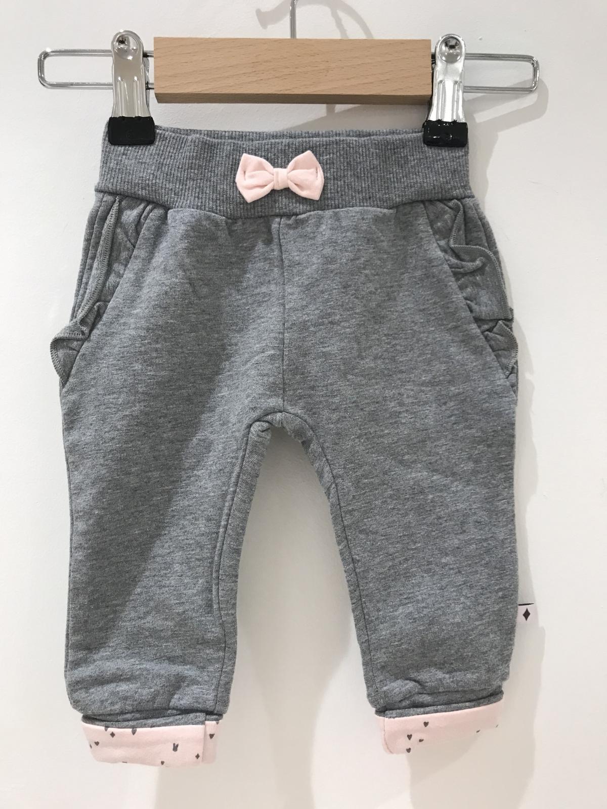 Broek - Lange broek - Cutest Thing Ever - Grijs/Roze