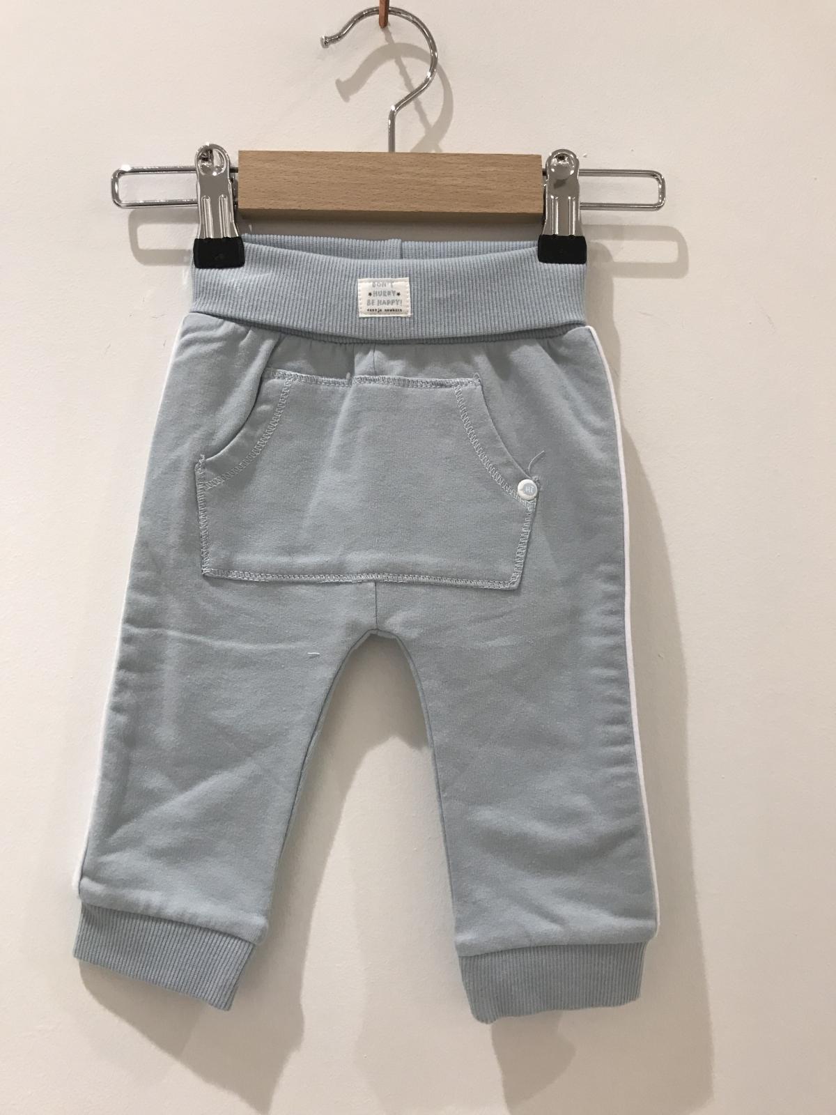 Broek - Lange broek - Don't Hurry Be Happy - Blauw