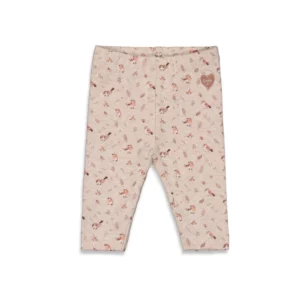 Legging - met bloemetjes - Falling For You - Beige