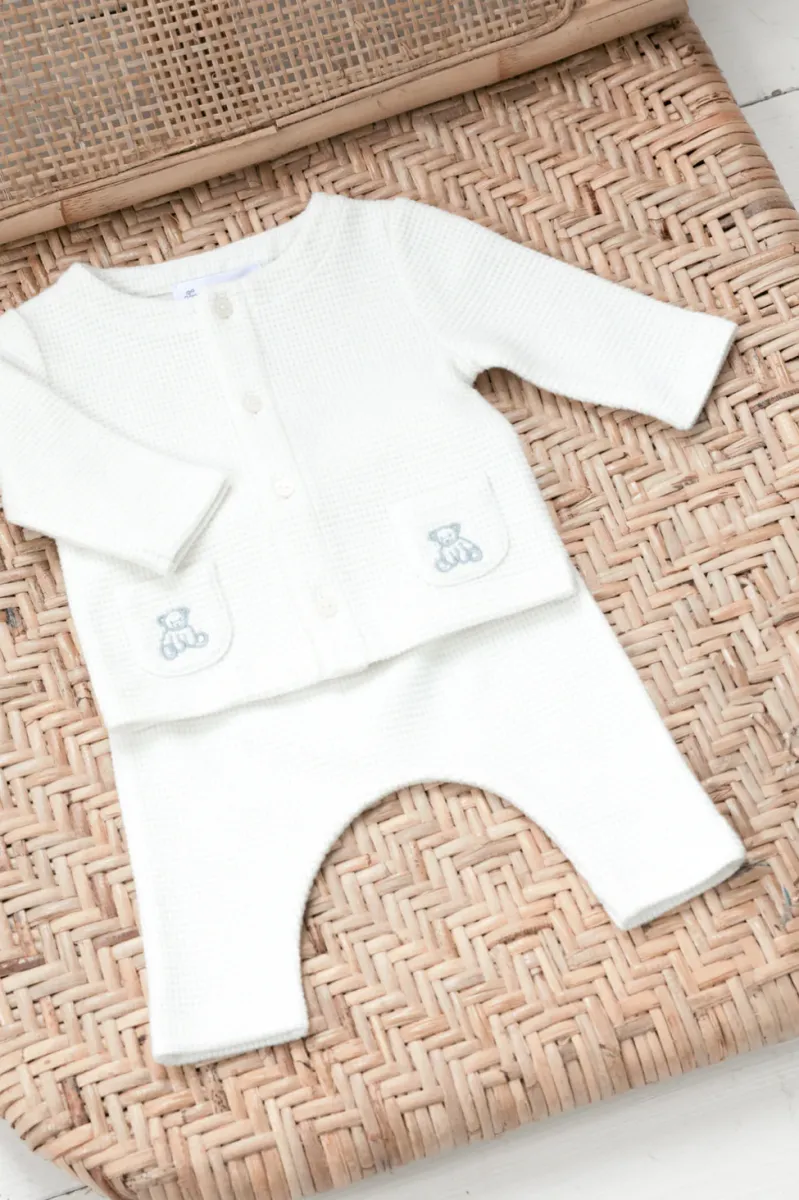 Babypakje - 2-delig - zonder voetjes - Premier Trousseau Mixte - Nacre