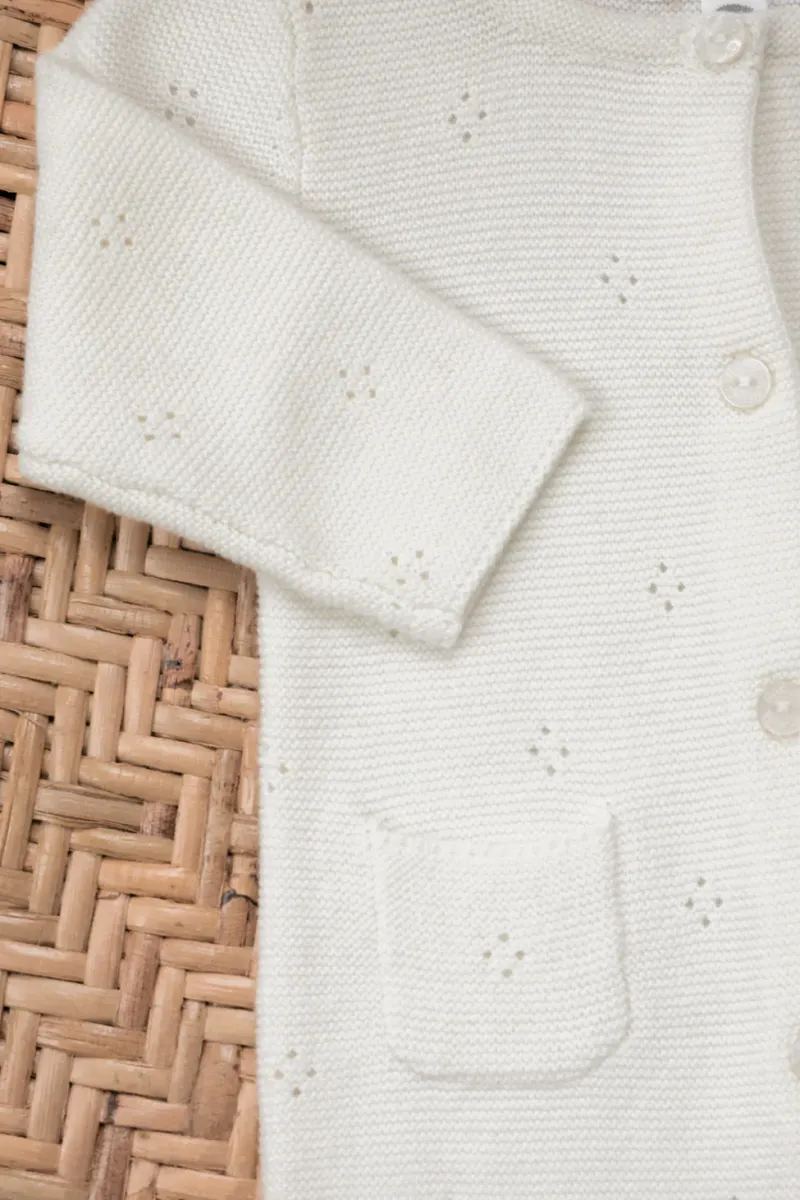Babypakje - zonder voetjes - Premier Trousseau Mixte - Nacre