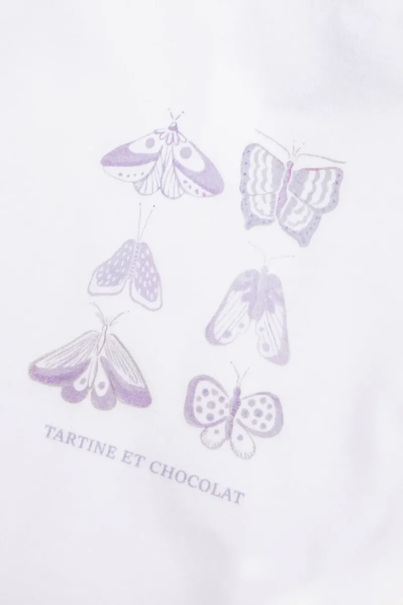 T-shirt - korte mouwen - Esprit Romantique - Lilas