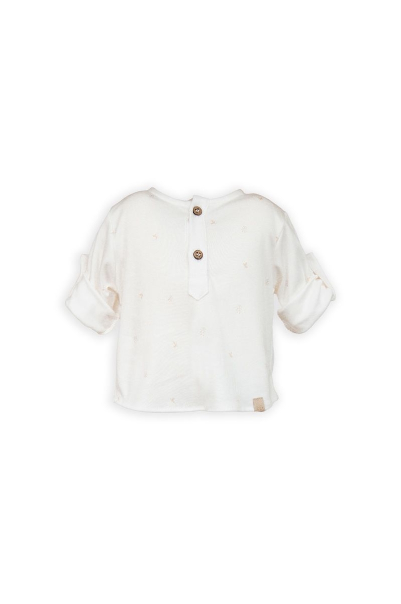 T-shirt Camicia - korte mouwen - polo sluiting - Print Leaves