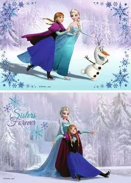 Puzzel - Disney Frozen zussen voor altijd - 4+ -2 x 24 stukjes