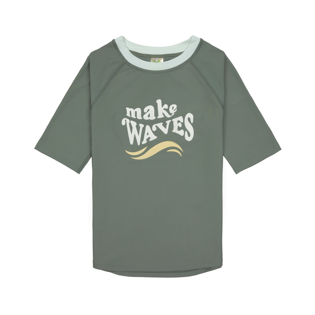 Zwemshirt - korte mouw - protect UV 60 - Make Waves - Deep Olive