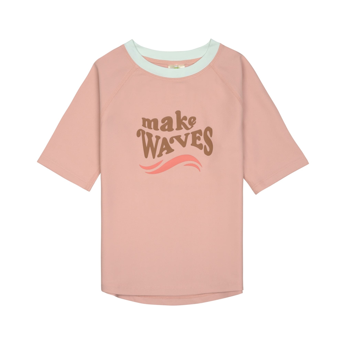 Zwemshirt - korte mouw - protect UV 60 - Make Waves - Peach