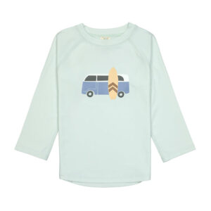 Zwemshirt - lange mouw - protect UV 60 - Flowers - Sea Salt