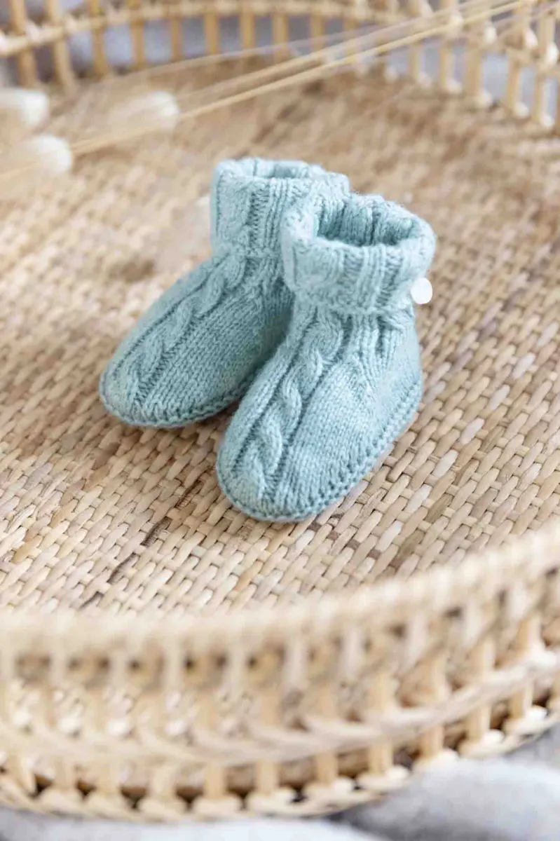 Babypakje - Zonder voetjes - met wit kraagje - in tricot - Jade Chiné