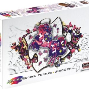 Wooden puzzle - Unicorn - 110 stuks - 7+