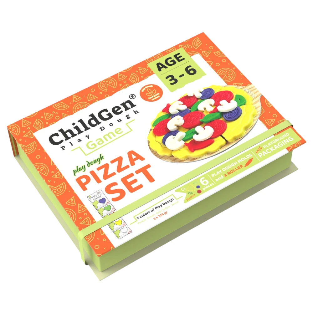 PLAY DOUGH GAMES - PIZA SET - 3-6J