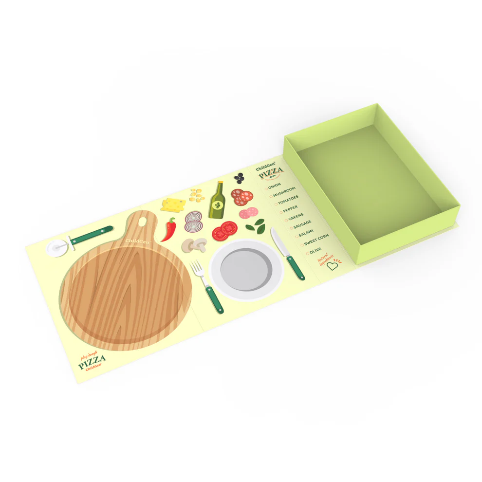 PLAY DOUGH GAMES - PIZA SET - 3-6J