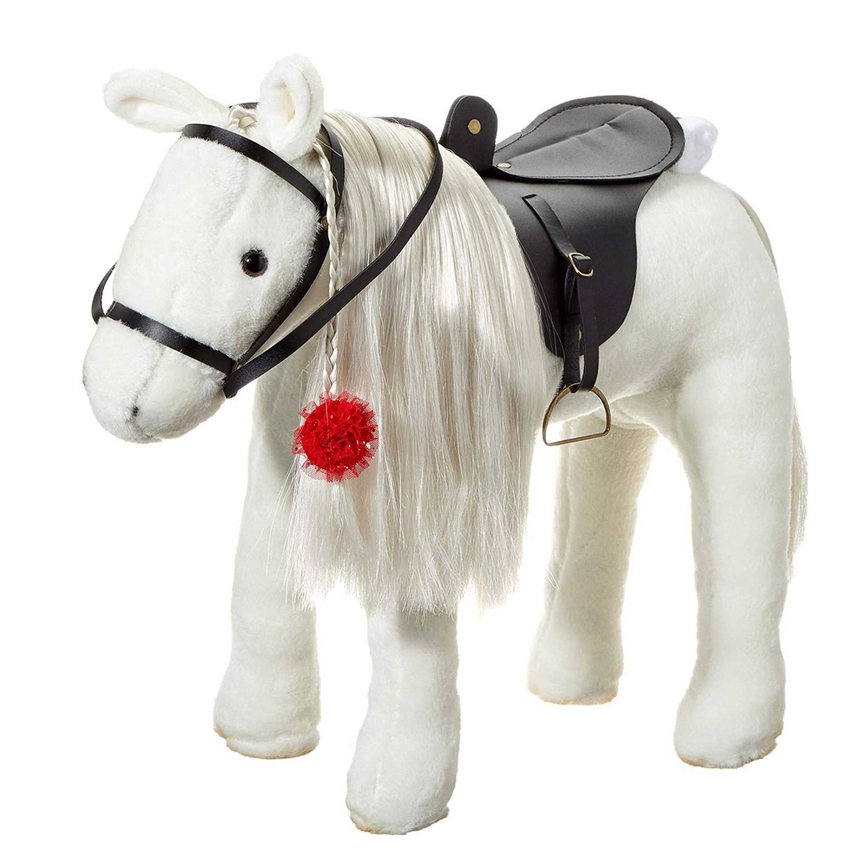 PONY - om te borstelen - Lipizzaner - 6 stuks - 3+