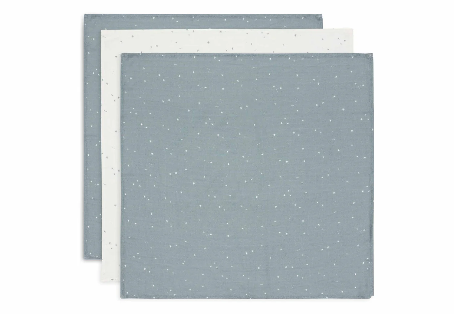 Hydrofiele Doek - Small 70x70cm - Twinkling Sea Green - 3 Stuks 