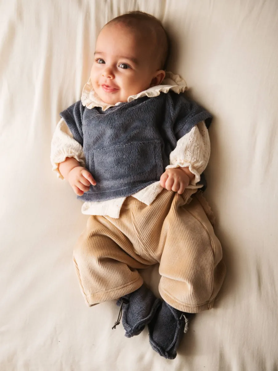Lange broek - Velvet geribbeld - Mocha Sand