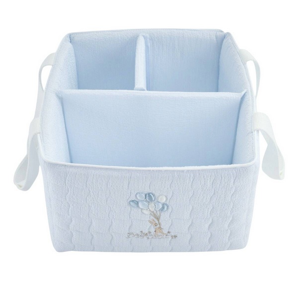 Blue Garden Party - Grote Verzorgingsmand - Gewatteerd - Blauw