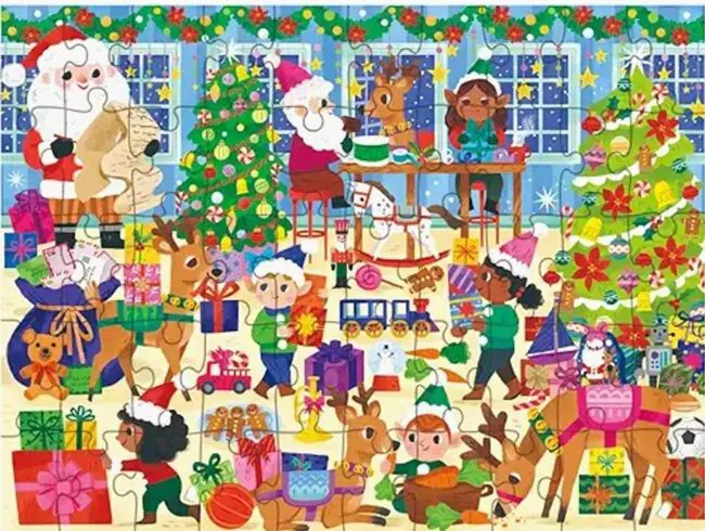 House Puzzles - 50 stuks - Santa's Workshop - 5+