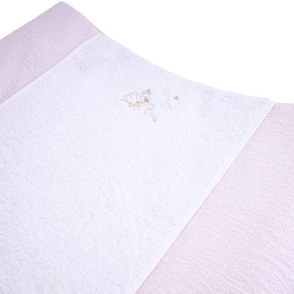 Pink Garden Party - Hoes verzorgingskussen - Badstof + Gewafeld - 52x66cm Roze COPY