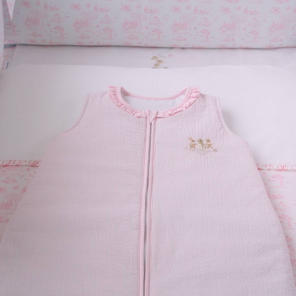 Pink Garden Party - Slaapzak 70cm - Gewafeld - Roze