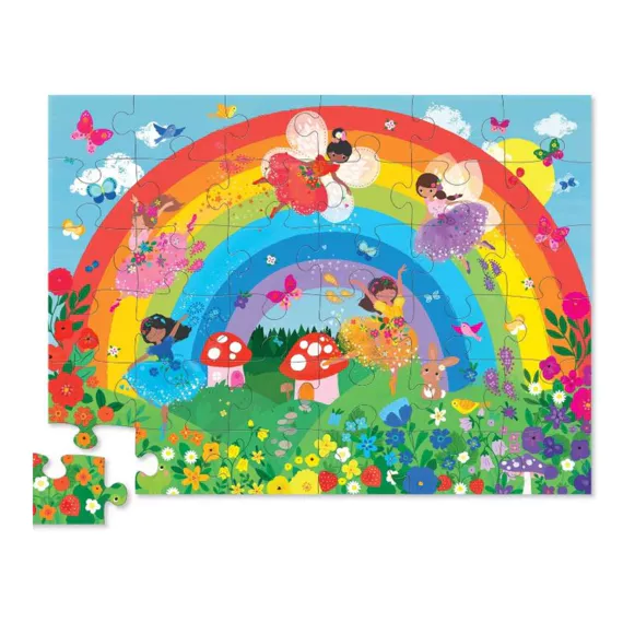 Vloerpuzzels - 36 stuks - Over de regenboog - 3+