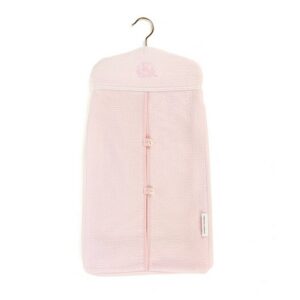 Cotton Pink - Luierzak - met kleerhanger - Gewafeld - Roze