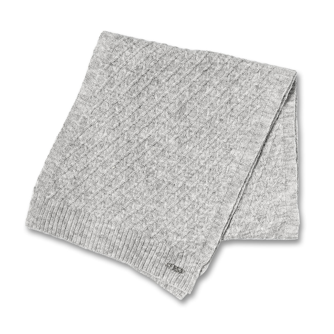 Sjaal - in tricot - 100 x 20 cm - Grijs