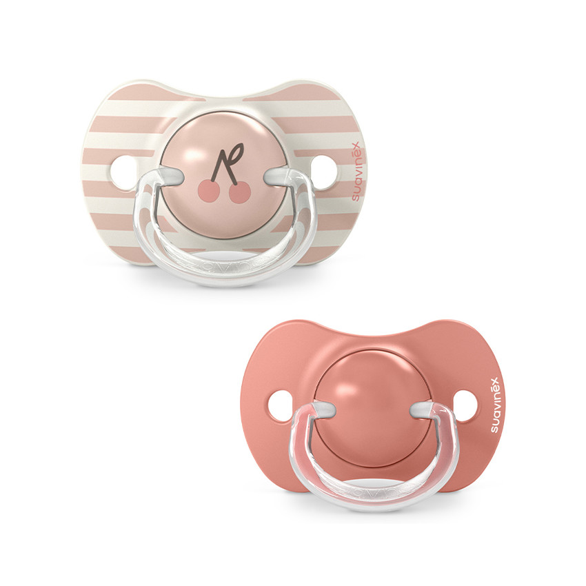 Birdies - Set 2 Symmetriche Fopspenen - SX Pro - 18M+ - Roze