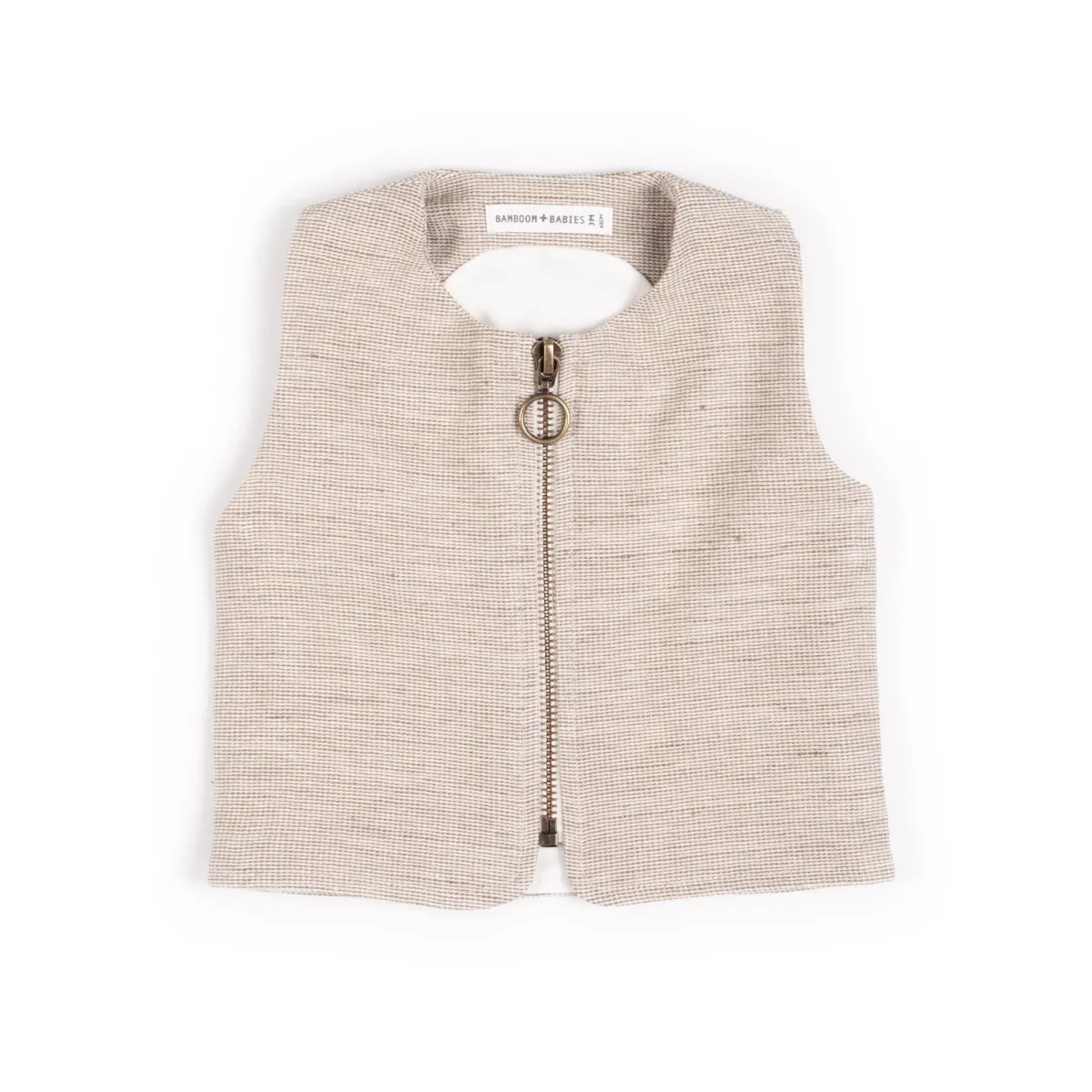 Gilet -ORSO - zonder mouwen - met rits - Mustard