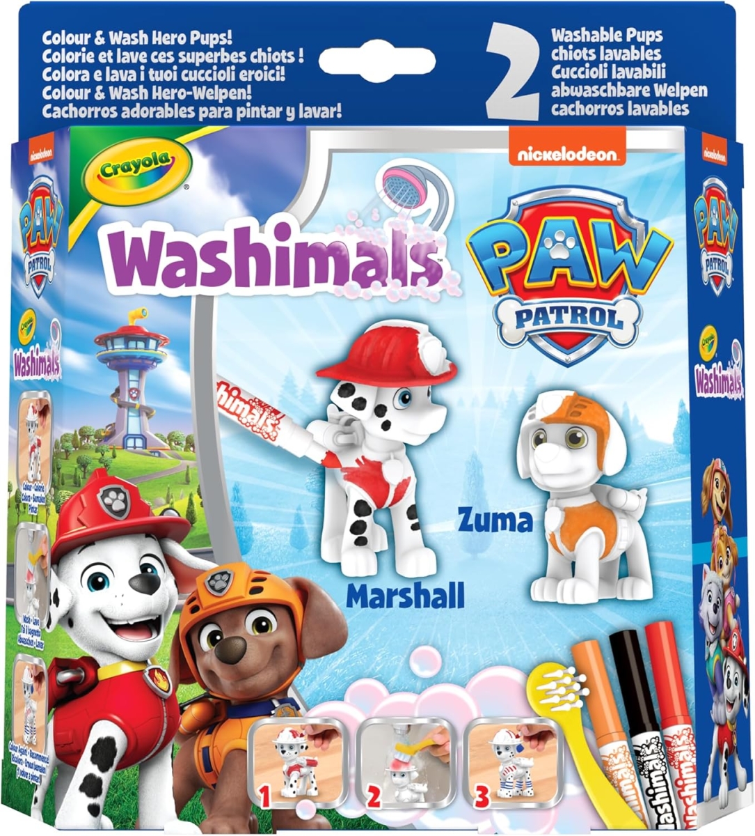 Scribble Scrubbie - Washimals - Paw Patrol - 2 stuks - 3+