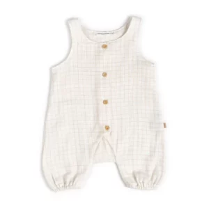 Summer Jumpsuit - Square White/Pink