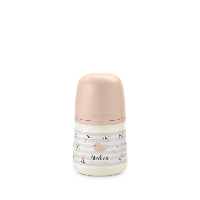Birdies - Fles 150ML - Speen SX Pro doorstroom S - 0M+ - Roze