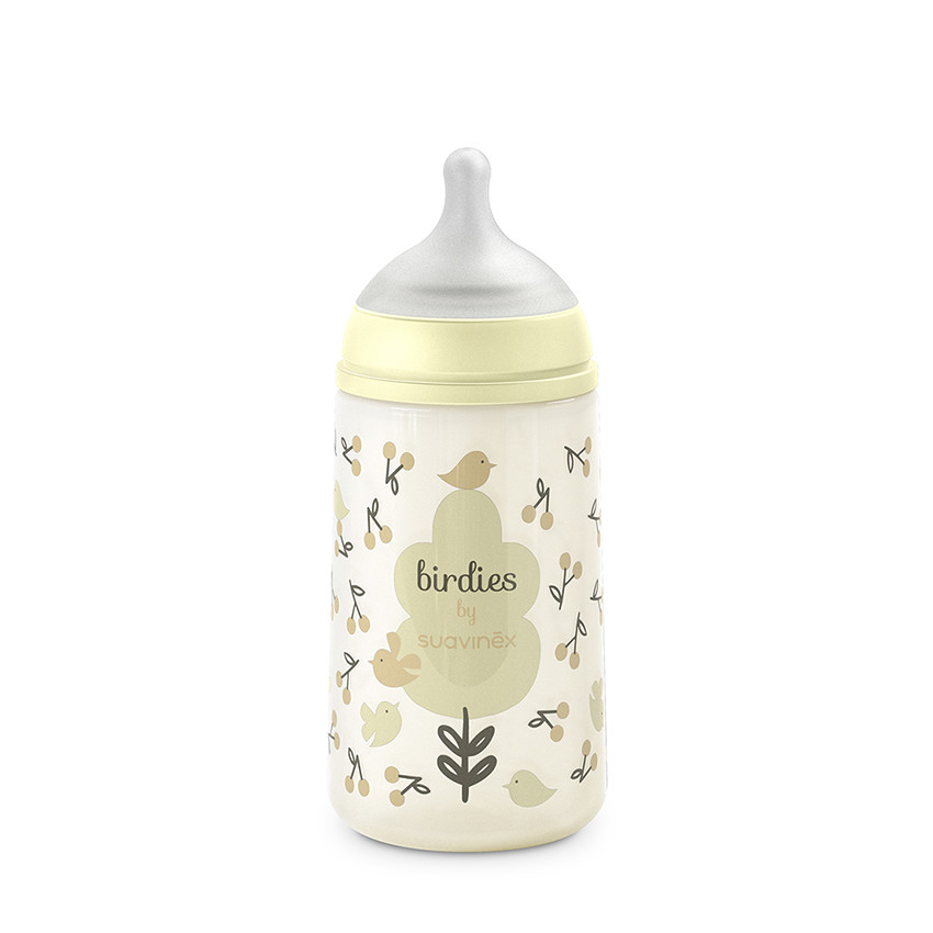 Birdies - Fles 270 ML - Speen SX Pro doorstroom S - 3M+ - Beige
