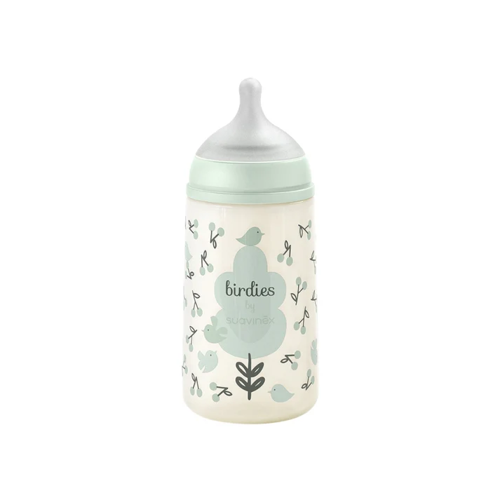 Birdies - Fles 270 ML - Speen SX Pro doorstroom S - 3M+ - Groen