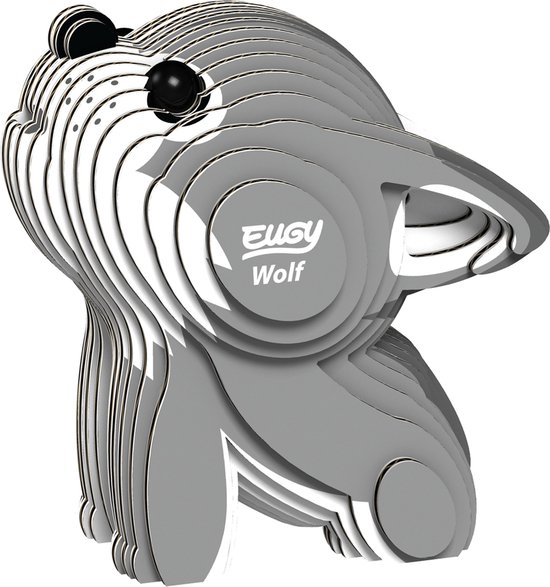 Wolf - 3D model - in karton - 6+ COPY