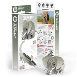 Olifant - 3D model - in karton - 6+