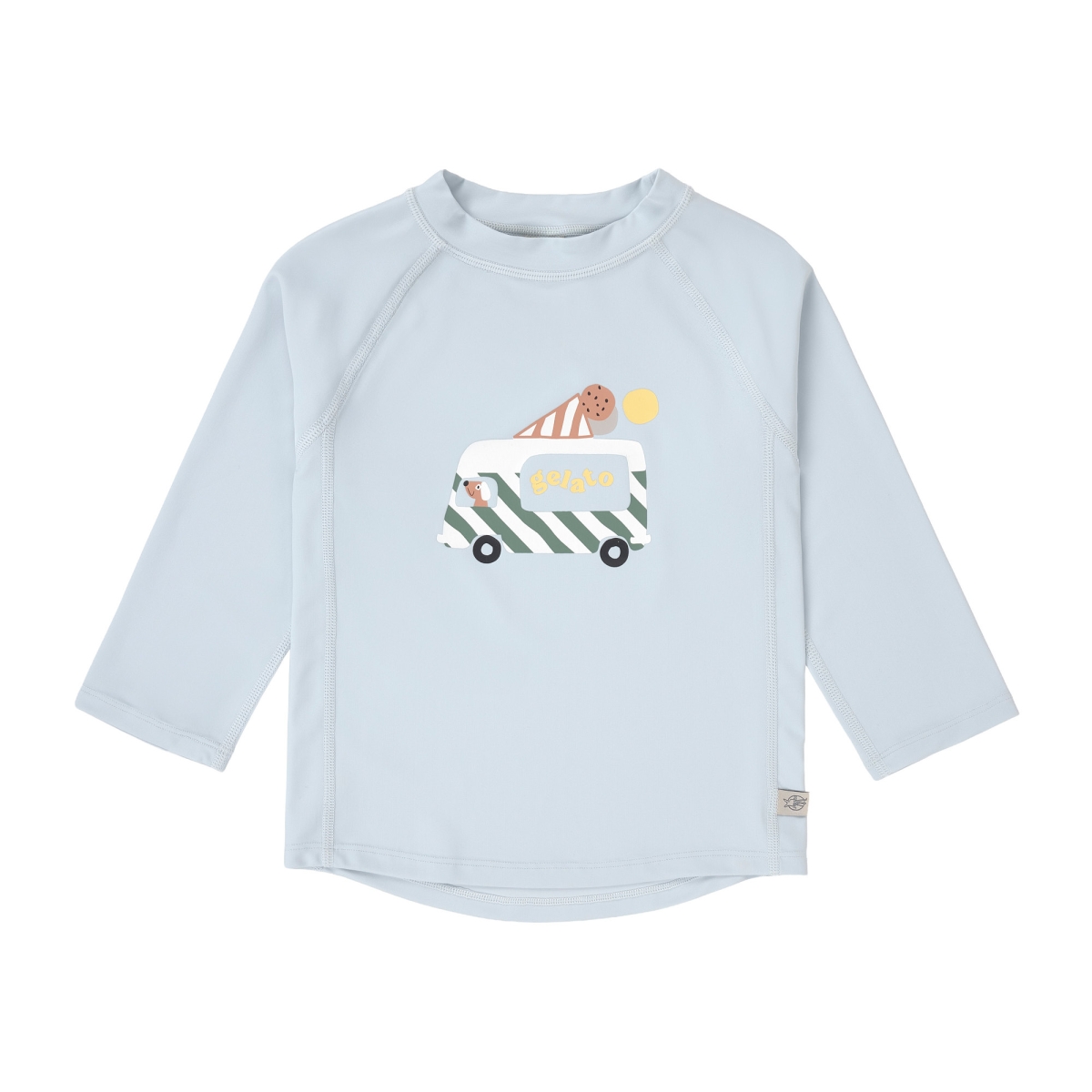 Zwemshirt - Lange mouw - protect UV 60 - Ice Cream Truck - Illusion Blue