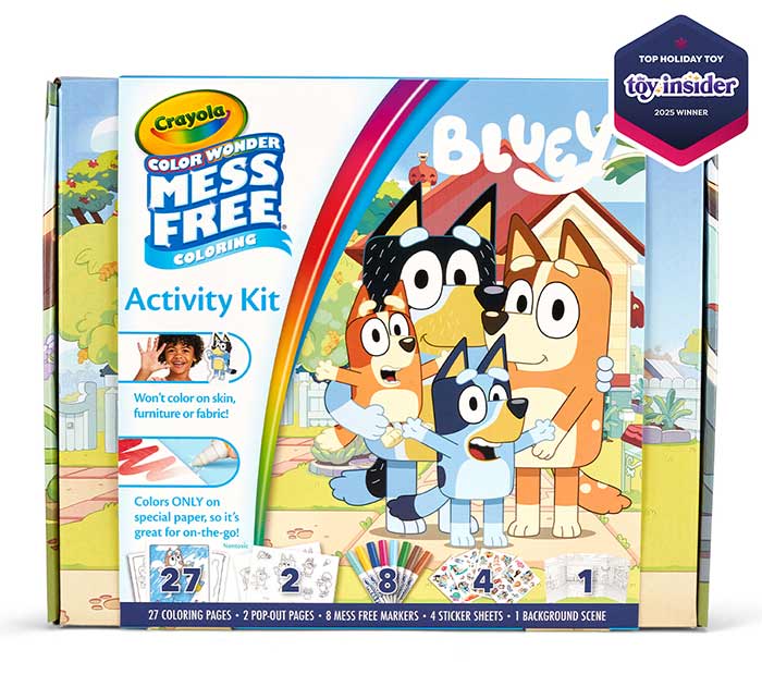 MESS FREE - Color Wonder - Activity Kit 40-delig - Bluey - 3+