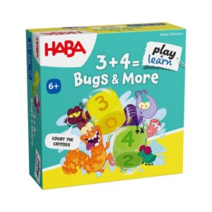 3 + 4 = Bugs & More - Supermini spel - Play + Learn - 6+