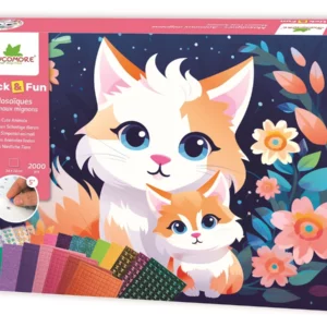 Stick & Fun - Mozaïek - Schattige dieren XL - 5+